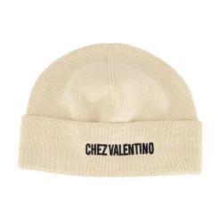 Huer, Kasketter & Hatte^Valentino Garavani Chez Valentino Beanie Beige