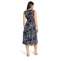 Kjoler^Betty & Co Chiffon Midikjole Blå