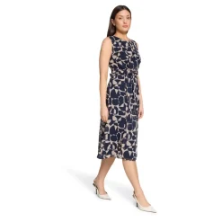 Kjoler^Betty & Co Chiffon Midikjole Blå