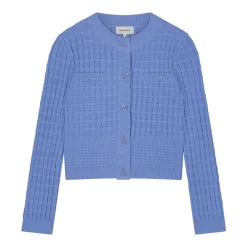 Striktrøjer & Sweatere^FABIENNE CHAPOT Chin Cardigan Blå