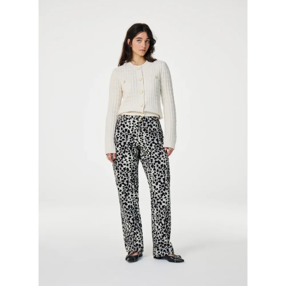 Striktrøjer & Sweatere<FABIENNE CHAPOT Chin Cardigan Beige