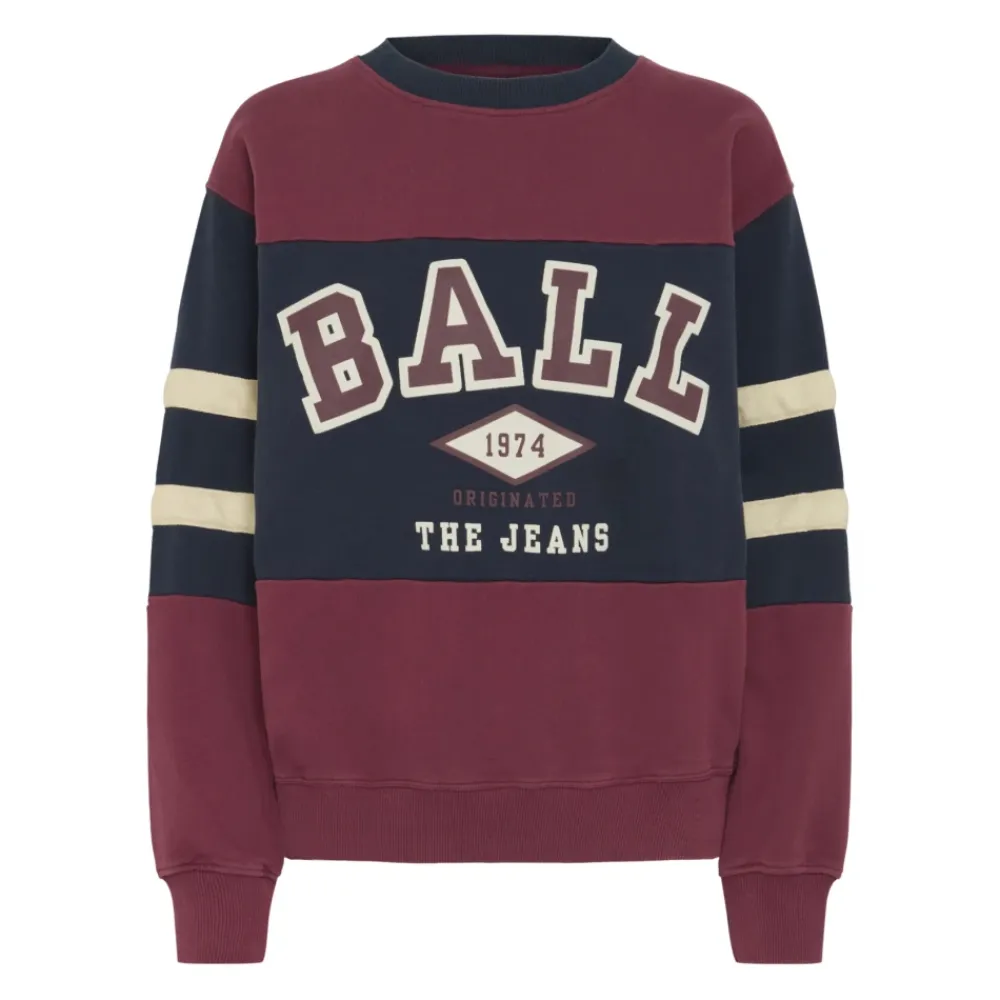 Sweatshirts^Ball Chokolade Trøffel Sweatshirt Batomasso Stil Multifarvet