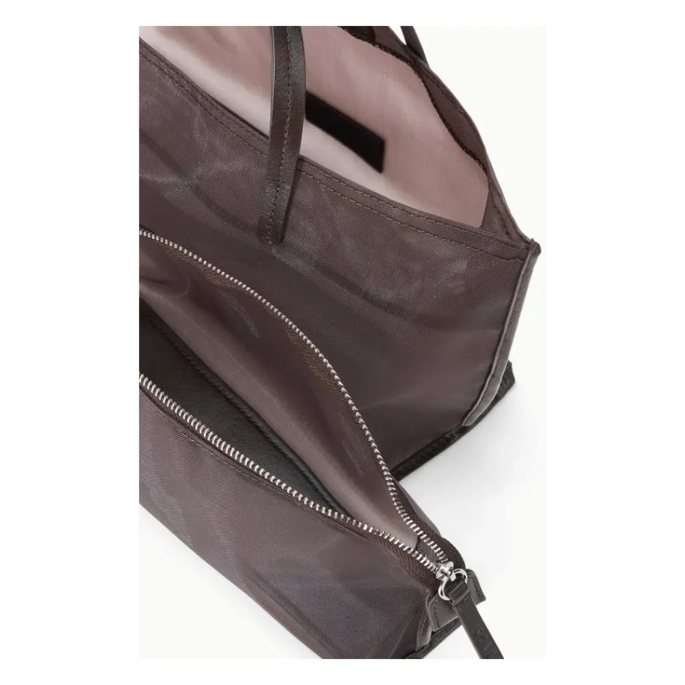 Bæltetasker^STAUD Christos Mini Mesh Tote Brun