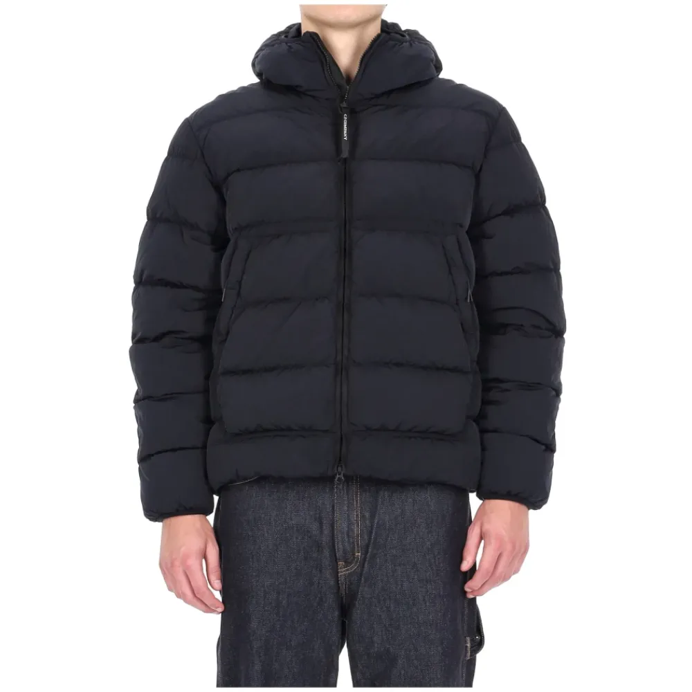 Jakker^C.P. Company Chrome-R Full Button Jacket Blå