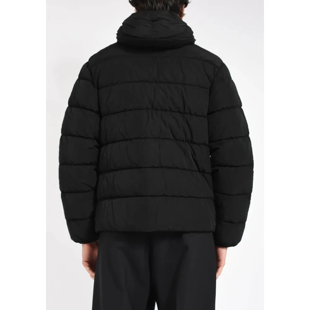 Jakker<C.P. Company Chrome-R Goggle Down Jacket Sort