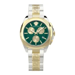 Ure<Versace Chrono Lady Bicolor Grøn Ur Gul