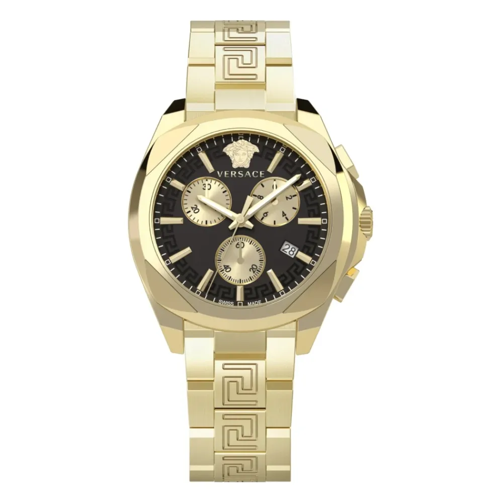 Ure<Versace Chrono Lady 40mm Gul