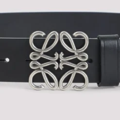 Bælter^Loewe Chunky Anagram 4Cm Bælte Sort