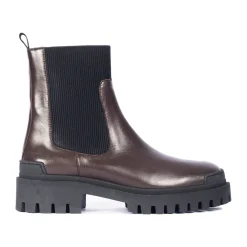 Chelsea Boots^Angulus Chunky Chelsea Boot - / Sort Brun
