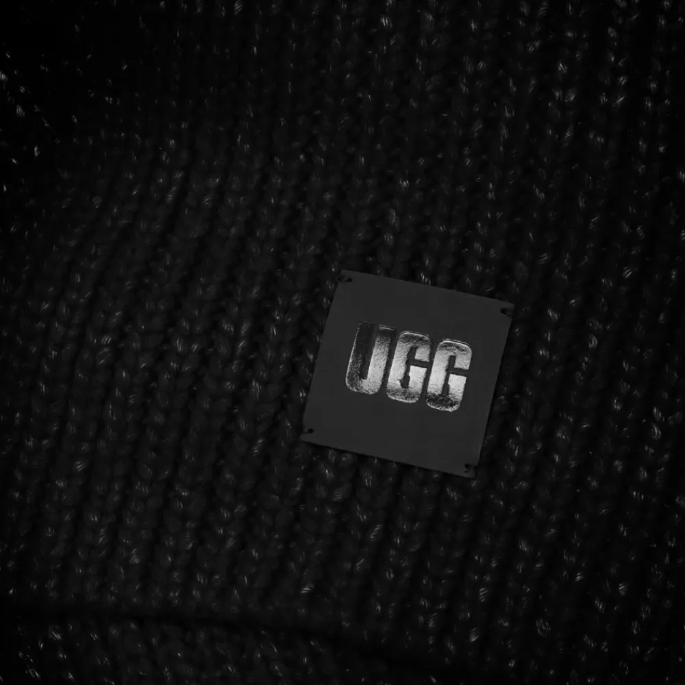 Tørklæder<UGG Chunky Damesjal Sort