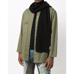 Huer, Kasketter & Hatte^Dsquared2 Chunky Ribbed Logo Sweater Sort