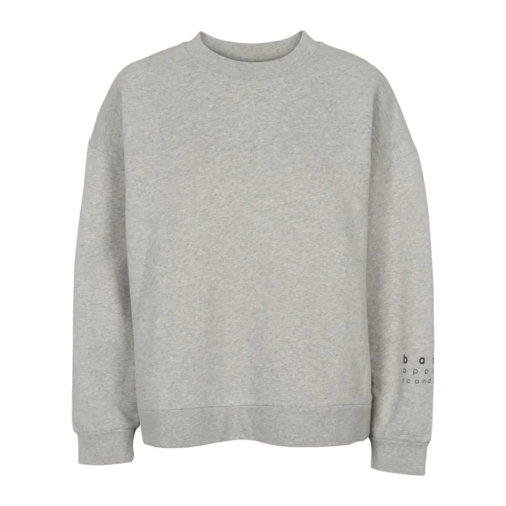 Sweatshirts^Basic Apparel Cinna Oversized Sweatshirt - Melange Grå