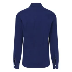 Skjorter<Kiton Ciro Paone Denim Shirt Blå