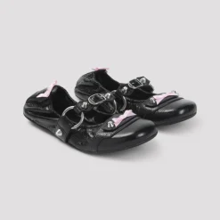 Ballerina Sko<Balenciaga City Flat L005 Sandaler Sort