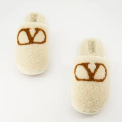 Hjemmesko<Valentino Garavani Claquettes Ta Chambre Beige