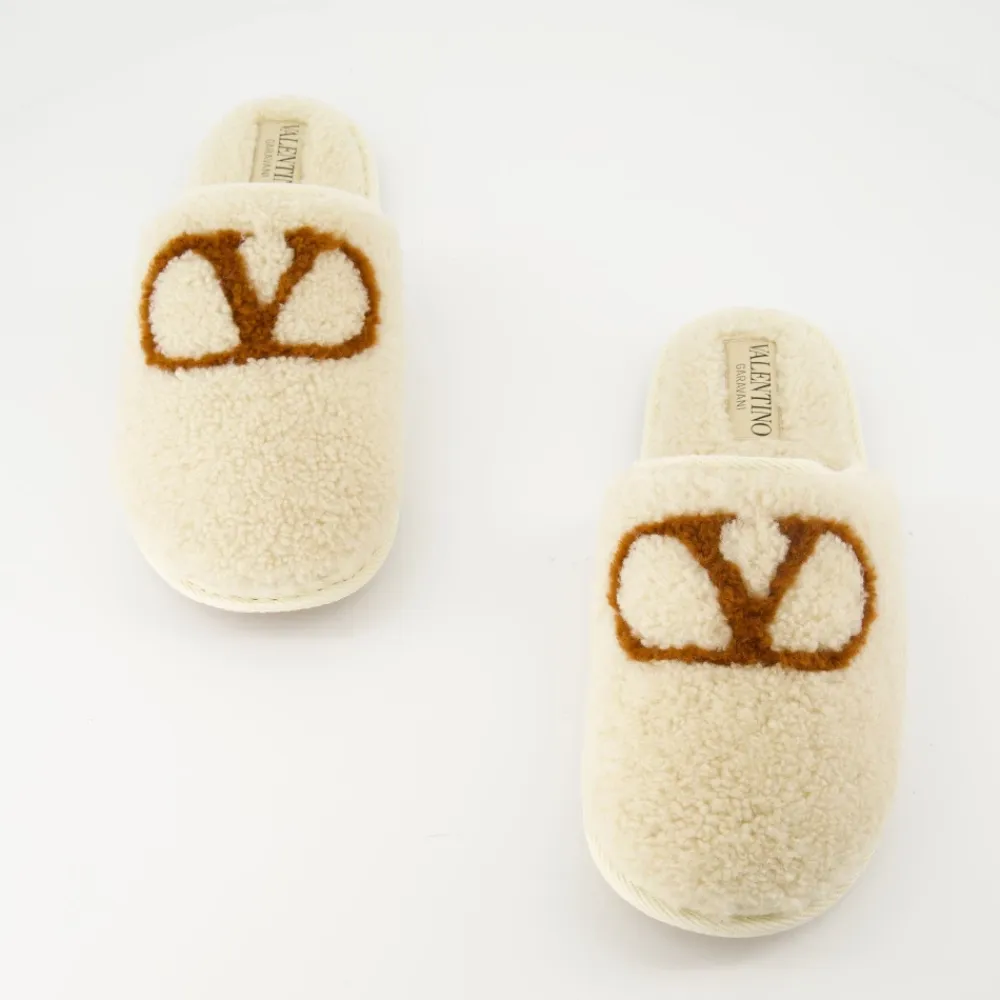 Hjemmesko<Valentino Garavani Claquettes Ta Chambre Beige