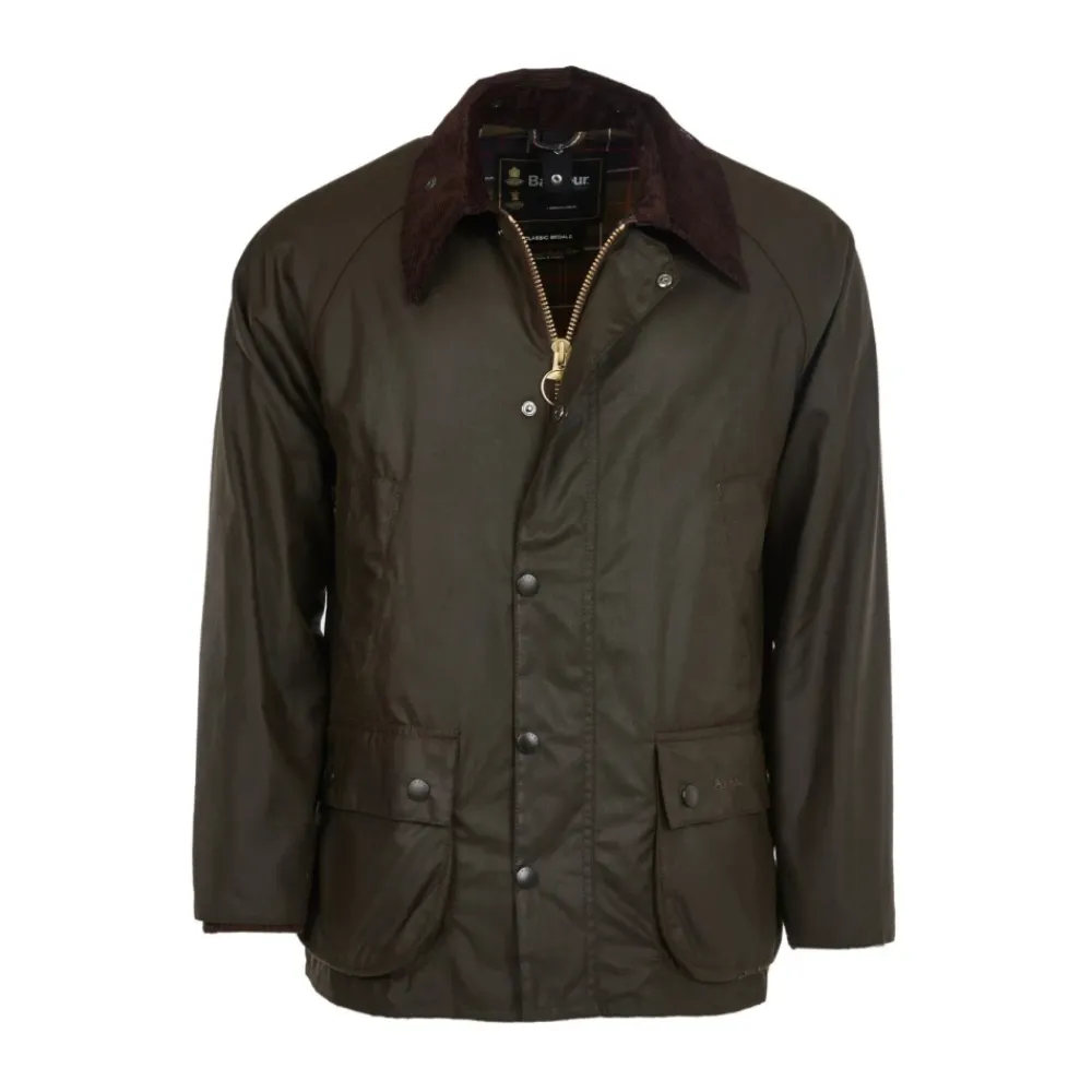 Jakker<Barbour Classic Bedale Wax Jacket Grøn