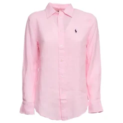 Bluser & Skjorter<Polo Ralph Lauren Classic Long Sleeve Button Front Shirt Pink
