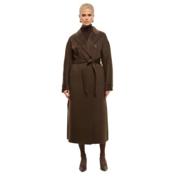 Frakker^Cesare Gaspari Classic Luxe Lang Frakke Rosie Brun