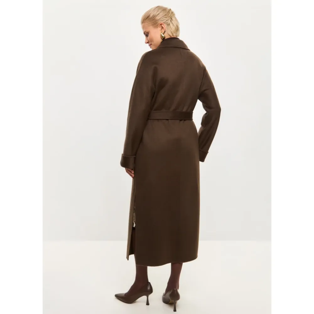 Frakker^Cesare Gaspari Classic Luxe Lang Frakke Rosie Brun