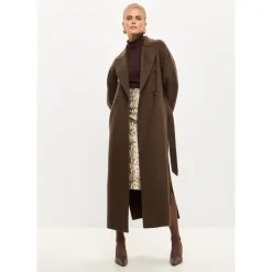 Frakker^Cesare Gaspari Classic Luxe Lang Frakke Rosie Brun