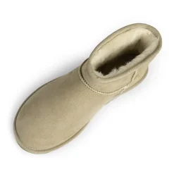 Vinterstøvler<UGG Classic Mini II Læderstøvler Beige