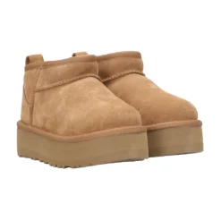 Støvler<UGG Classic Ultra Mini Ankelstøvler Beige