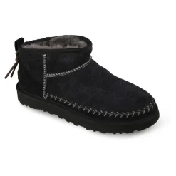 Støvler<UGG Classic Ultra Mini Biarritz Sort