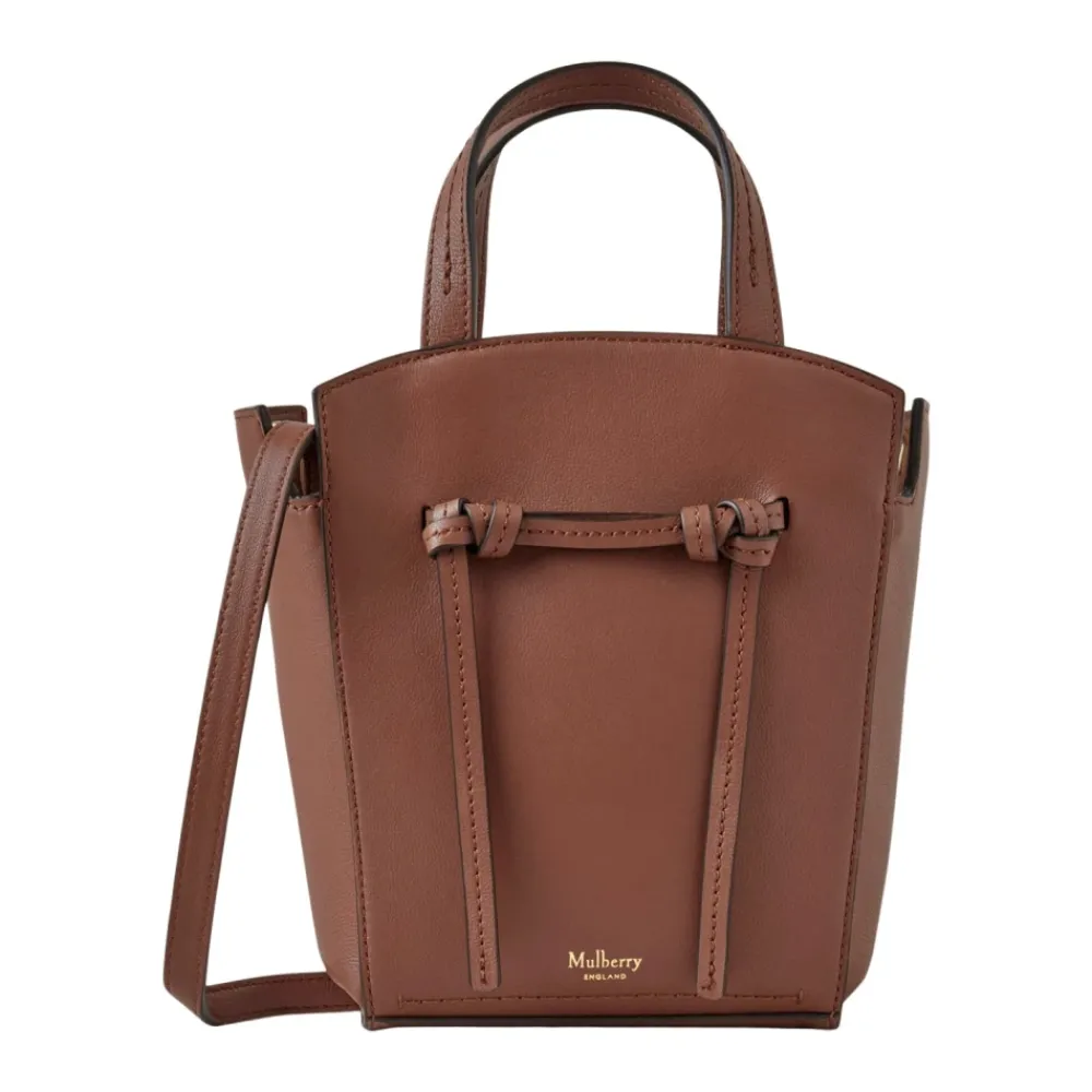 Indkøbstasker<Mulberry Clovelly Mini Tote Bag Brun