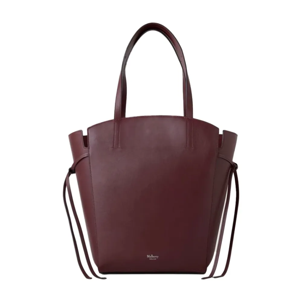 Indkøbstasker^Mulberry Clovelly Tote Black Cherry Taske Brun