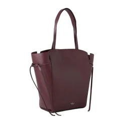 Indkøbstasker^Mulberry Clovelly Tote Black Cherry Taske Brun