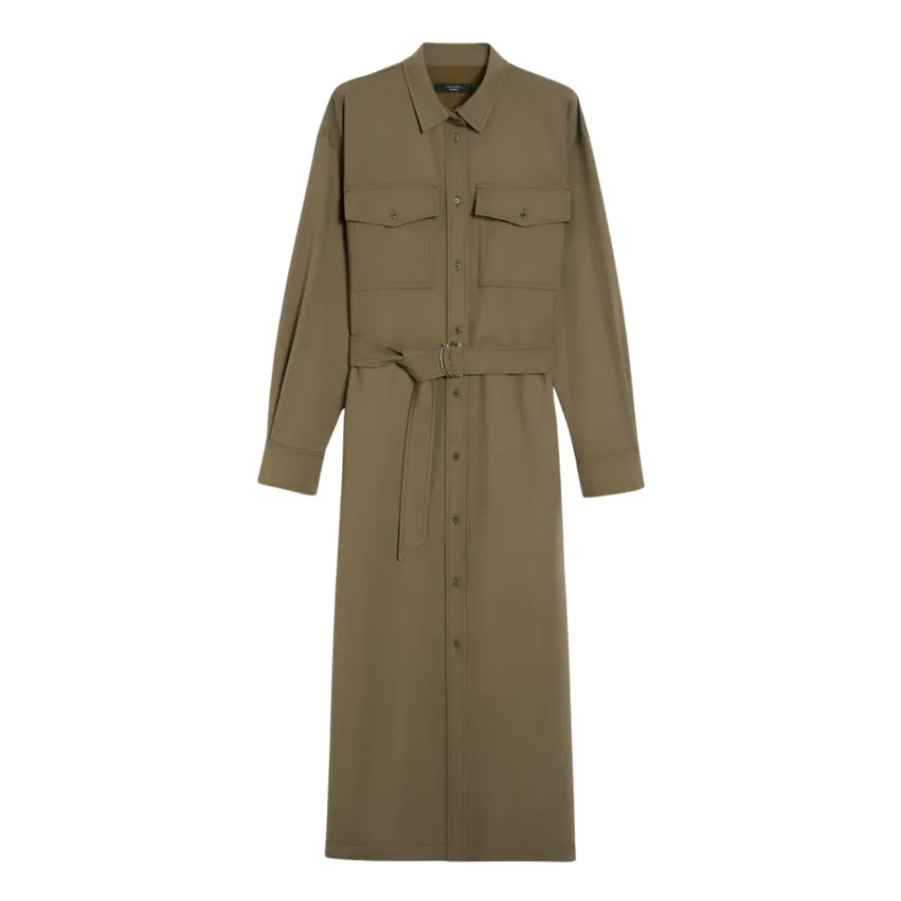 Kjoler<Weekend Max Mara Clown Shirt Dress Grøn