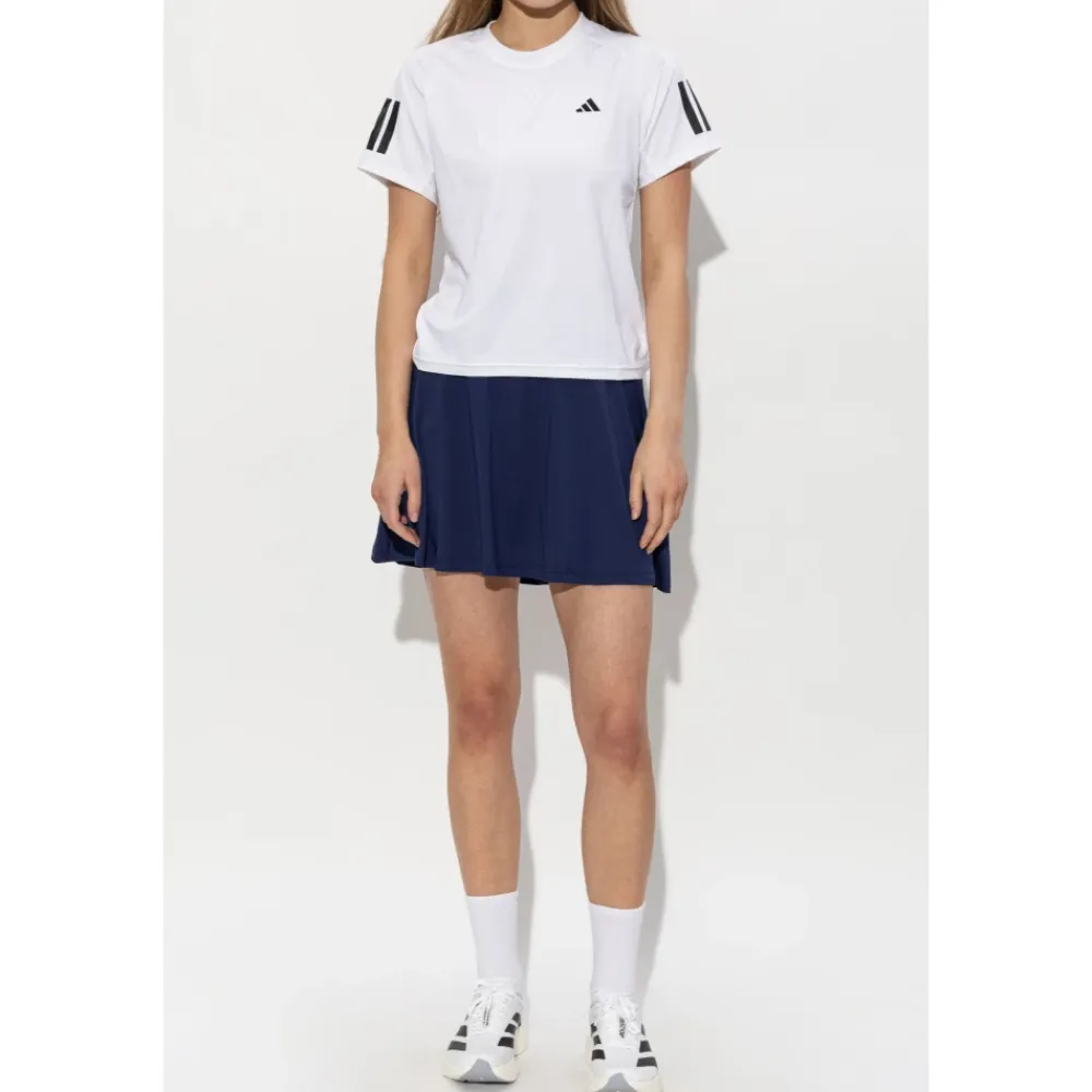 T-Shirts & Toppe<Adidas Club 3-Stripes Tennis Climacool Tee Hvid