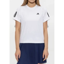T-Shirts & Toppe<Adidas Club 3-Stripes Tennis Climacool Tee Hvid