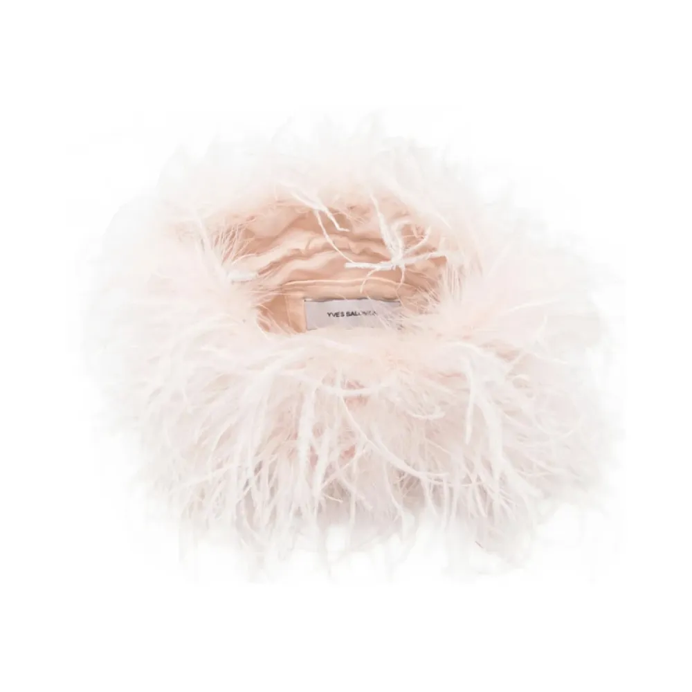 Clutch^Yves Salomon Clutch Pink