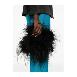 Clutch<Yves Salomon Clutch Taske Sort