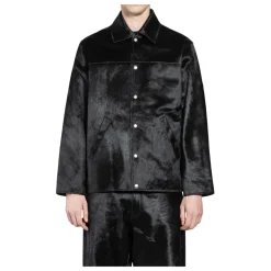 Jakker^Sunflower Coach Jacket Cow Hide Sort