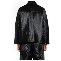 Jakker^Sunflower Coach Jacket Cow Hide Sort