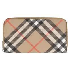 Punge & Kortholder<Burberry Coated canvas pung Beige