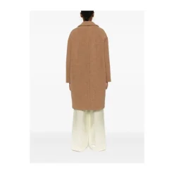 Frakker^Harris Wharf London Cognac Uldfrakke Brun