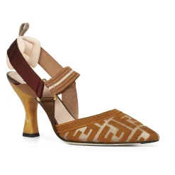Pumps|Stiletter^Fendi Colibrì Slingbacks Brun