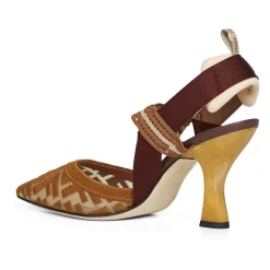 Pumps|Stiletter^Fendi Colibrì Slingbacks Brun