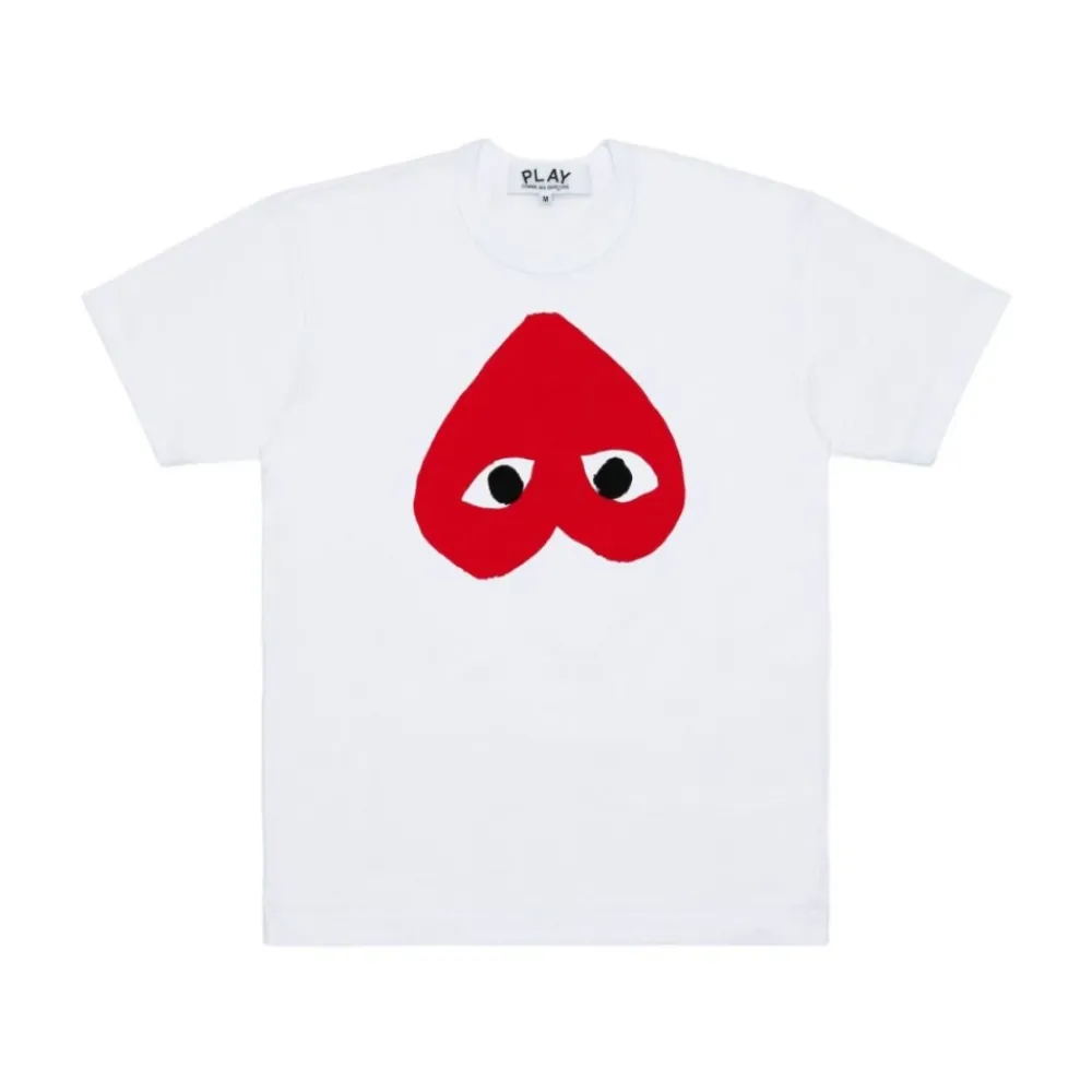 T-Shirts^Comme des Garçons Comme des Garcons T-shirts og Poloer Hvid