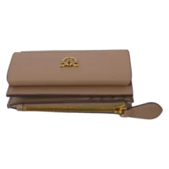 Punge & Kortholder^PINKO Compact Wallet Vitello Seta Beige