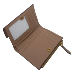 Punge & Kortholder^PINKO Compact Wallet Vitello Seta Beige