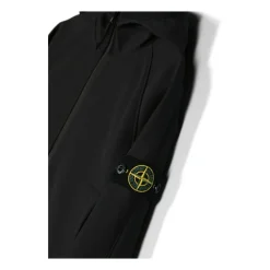 Jakker<Stone Island Compass-badge Vatteret Jakke Sort