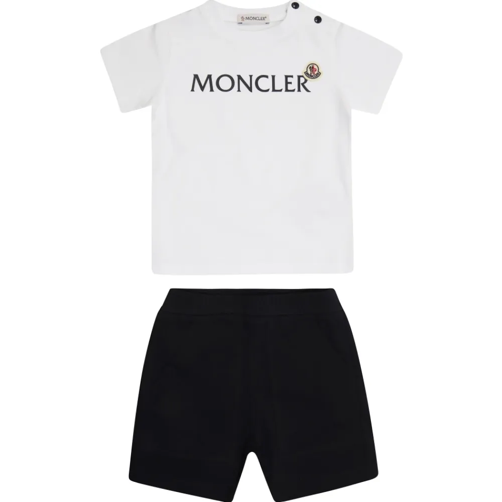 Bodystocking & Sæt^Moncler Completo TS con Bermuda Multifarvet