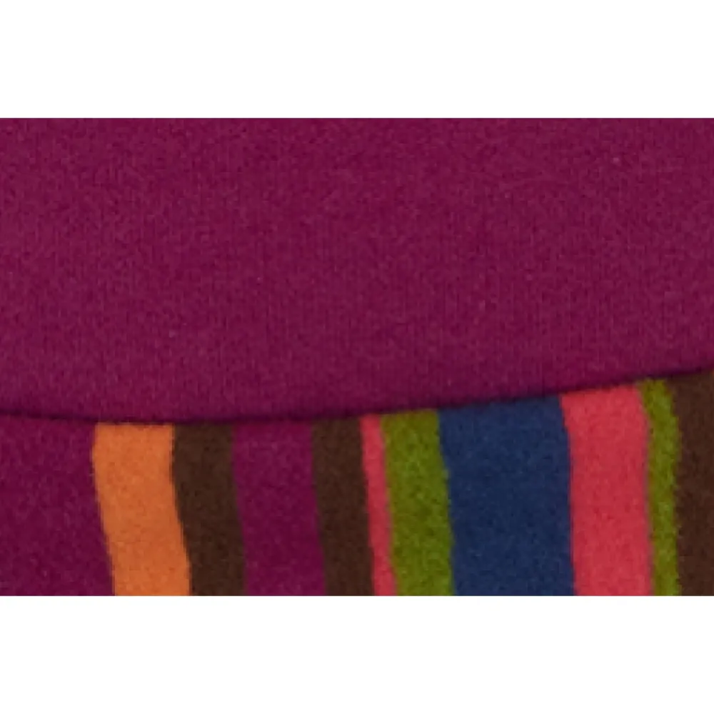 Huer & Kasketter<GALLO Contrast Cuff Pompon Beanie Multifarvet