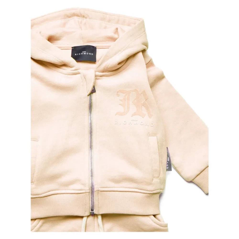 Bodystocking & Sæt<John Richmond Coordinated Sweatshirt and Trousers Set Beige
