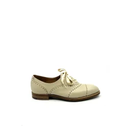 Snøresko^Crockett & Jones Cora Richelieu Beige